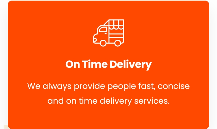 On delivery logistics